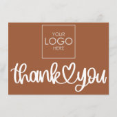 QR-code Bedankt voor uw aankoop pakket invoegen Informatiekaartje (Achterkant)