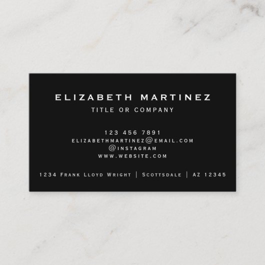 QR Code Bedrijf Logo Professionele Voor- en Achter Visitekaartje (Voorkant)