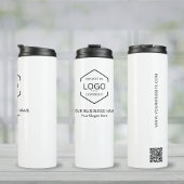 QR Code Bedrijf Promotie Uw Logo Hier Thermosbeker