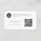 QR-code bedrijf Visitekaartje (Achterkant)