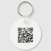 QR Code Bedrijf Zakelijke Logo Promotie Sleutelhanger (Achterkant)