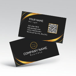 QR Code Bedrijfs Moderne Logo Visitekaartje