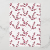 QR-code bedrijfsactiviteiten Gelukkig nieuwjaar Folie Feestdagenkaart (Achterkant)