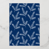 QR-code bedrijfsklare feestkaarten Folie Feestdagenkaart (Achterkant)