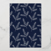 QR-code bedrijfsklare feestkaarten Folie Feestdagenkaart (Achterkant)