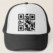 QR-code "bel me"-dop Trucker Pet (Voorkant)