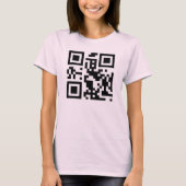 QR-code "bel me" t-shirt (Voorkant)