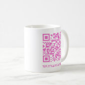 QR Code Bericht voor de HOCO date.b Koffiemok (Voorkant rechts)