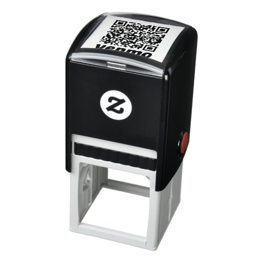 QR-code betaalrubberstempel Zelfinktende Stempel (Product)