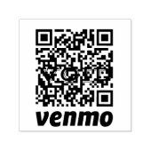 QR-code betaalrubberstempel Zelfinktende Stempel (Design)