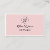 QR-code Bezoek mijn website Modern Visitekaartje (Voorkant)