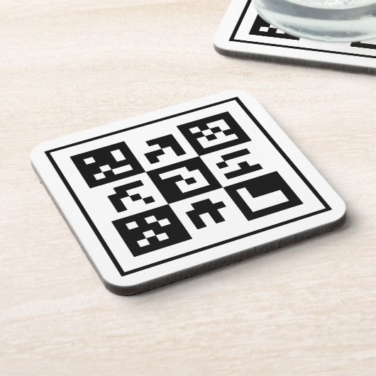 qr-code bier onderzetter (Linkerzijde)