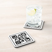 qr-code bier onderzetter (Rechterzijde)