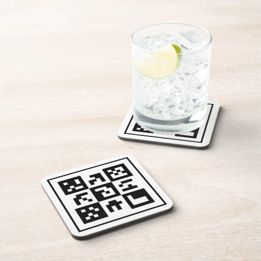 qr-code bier onderzetter (Rechterzijde)