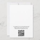 QR Code Bier Wijnbrouwerij Koppels Douche Kaart (Achterkant)