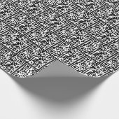 QR-code Birthday Cadeaupapier (Hoek)