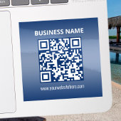 QR-code | Blauw (of elke kleur) Verloop Sticker