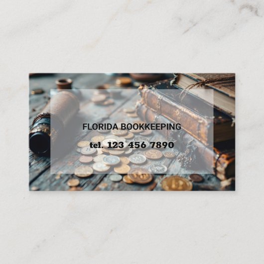 QR-code boekhouder Visitekaartje (Voorkant)