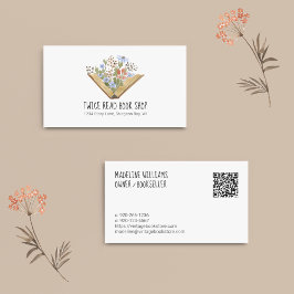 QR-code boekwinkel Visitekaartje
