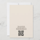 QR Code Boho Love is Brewing Vrijgezellenfeest Kaart (Achterkant)