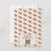 QR Code Boho Love is Brewing Vrijgezellenfeest Kaart (Achterkant)