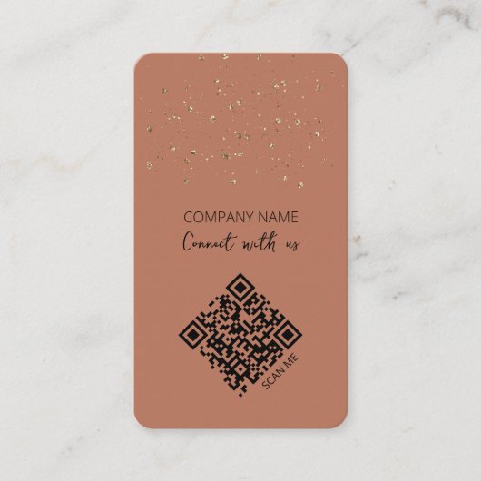 QR Code Boho Neem contact met ons op Visitekaartje (Voorkant)