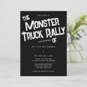 QR Code Bold Unique Typography Wedding Kaart (Staand voorkant)