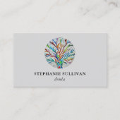 QR Code Boom van het Leven Doula Visitekaartje (Voorkant)