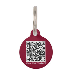 QR-code bordeaux contactloos contact Info hond kat Huisdierpenning
