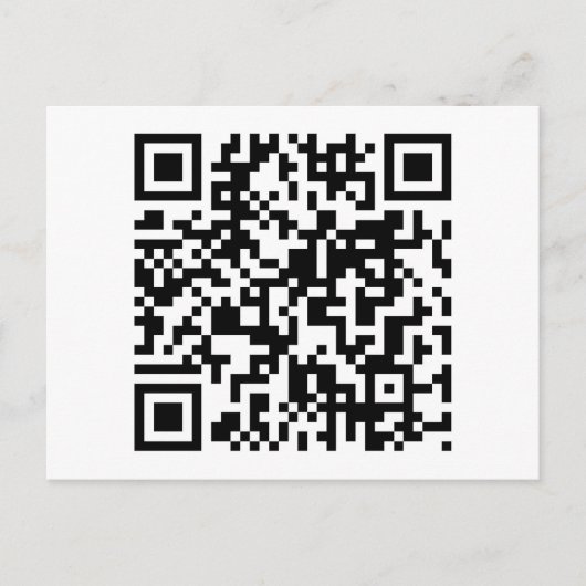 QR-code Briefkaart (Voorkant)