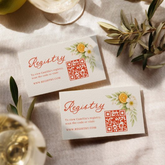 QR-code bruidsregister Love at First Spritz Informatiekaartje