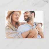 QR Code Bruiloft Elegante Bourgogne Reactie Informatiekaartje (Achterkant)