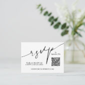 QR-code bruiloft Informatiekaartje (Staand voorkant)