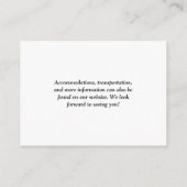 QR-code bruiloft Informatiekaartje (Achterkant)