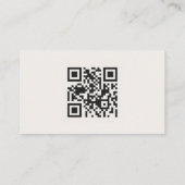 QR Code Bruiloft Registry Enclosure Kaart (Achterkant)