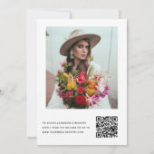 QR Code Brunch & Bubbly Vrijgezellenfeest Eucalypt Kaart (Achterkant)