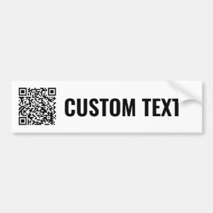 QR-code Bumpersticker