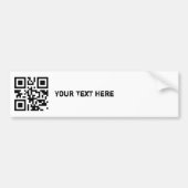 QR-code Bumpersticker Sjabloon (Voorkant)