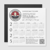 QR Code Business 2025 Kalender Logo (Voorkant / Achterkant)