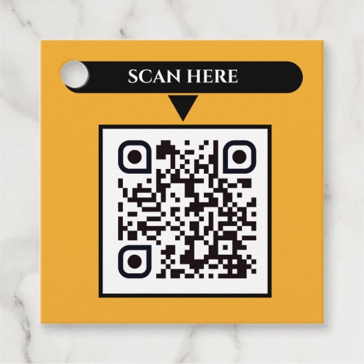 QR Code Business Bedankjes Labels (Voorkant)