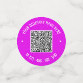 QR Code Business Colorful Promotion Confetti (Kleine voorkant)
