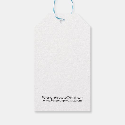 QR Code Business Hartelijk dank Cadeaulabel (Achterkant)