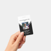 QR Code Business Logo Bedrijf Werknemer Werkbadge Badge (Handheld)