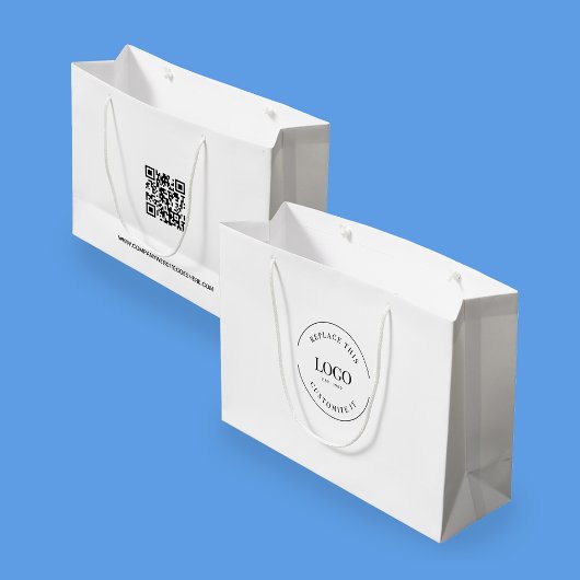 QR-code Business logo Bedrijfswebsite Custom Groot Cadeauzakje