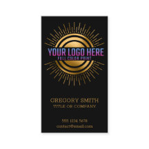 QR Code Business Logo Black