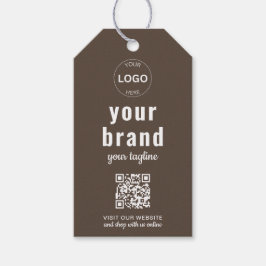 QR Code Business Logo Hang Label Prijs Label Swing Cadeaulabel
