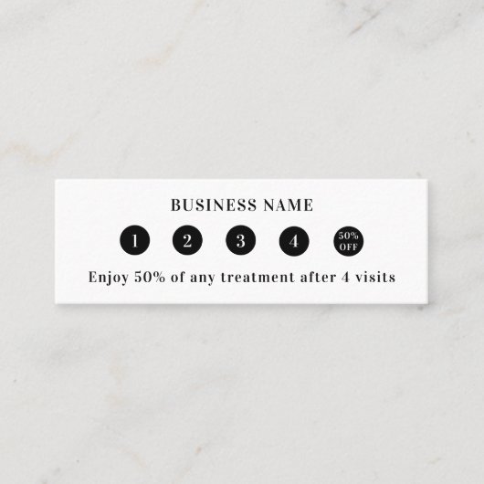 Qr code business logo klantenkaartje (Voorkant)