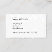 QR Code Business Logo | Modern Blush Pink Business Visitekaartje (Achterkant)