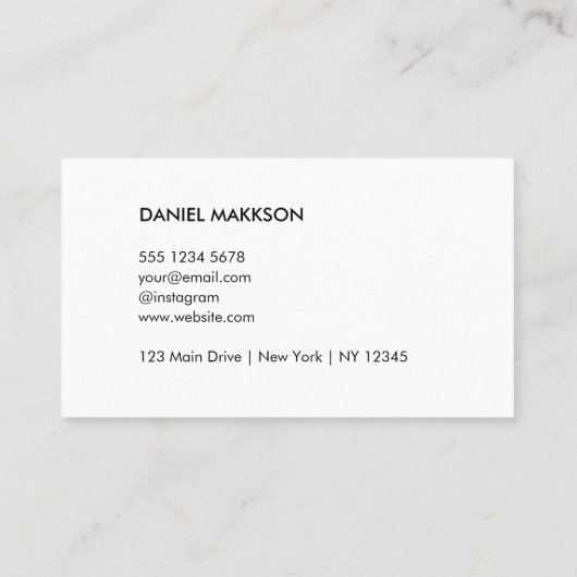 QR Code Business Logo | Modern Blush Pink Business Visitekaartje (Achterkant)