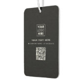 QR Code Business Logo Modern Business Zwart Luchtverfrisser (Links)